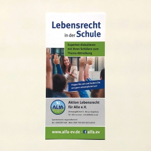 ALfA Flyer – Lebensrecht in der Schule