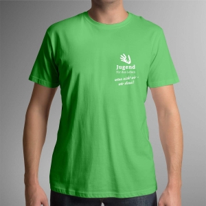 T-Shirt Jugend für das Leben: Herren grün – ALfA e.V.